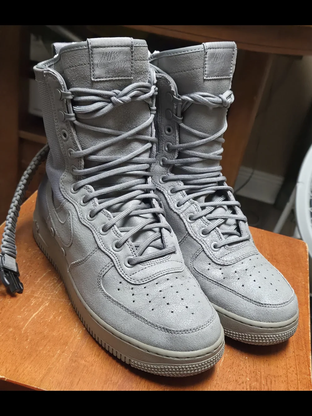 Nike Men's Special Fields High-Top Tactical Boot in Gray